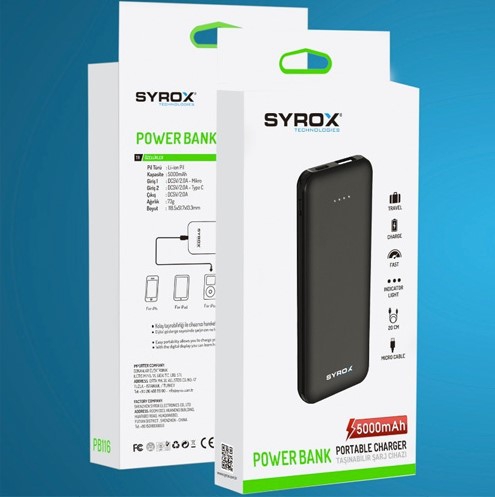 Syrox 5000 mah Powerbank